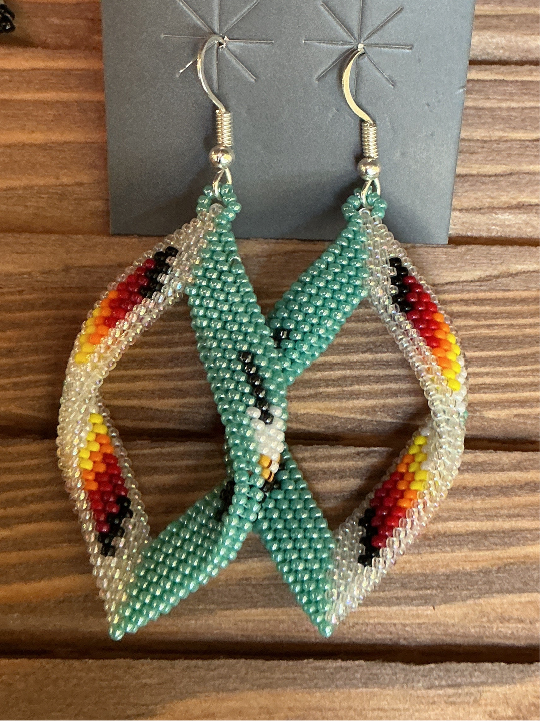 Gloria Begay Flux Beaded Drop Earrings