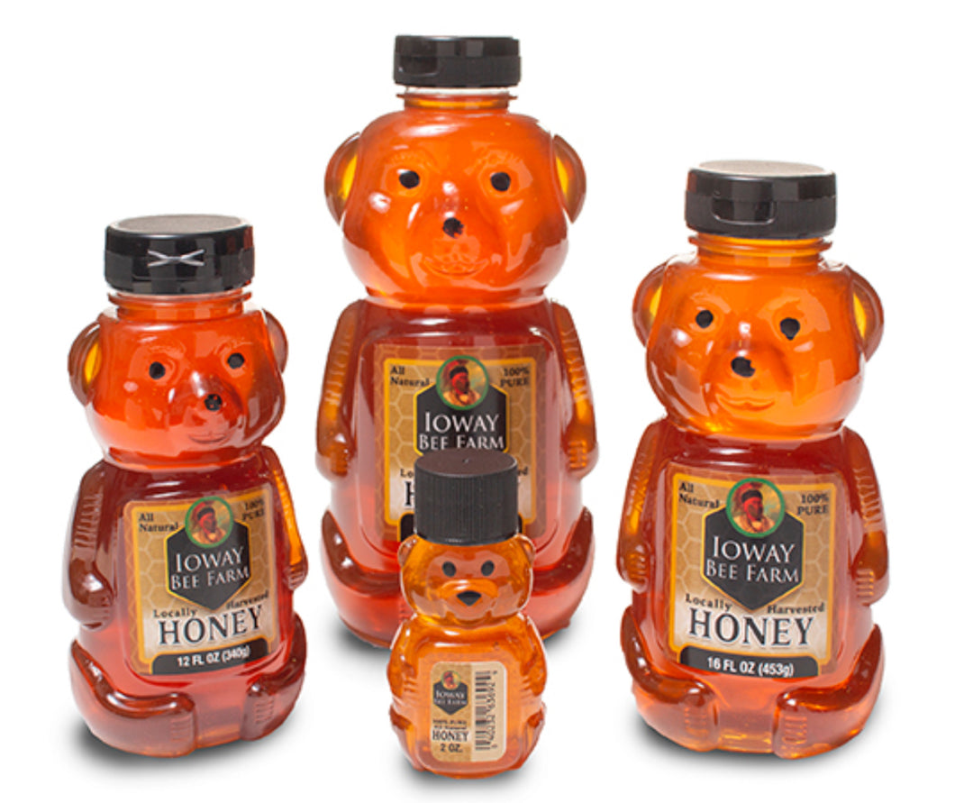 Iowa Bee Farm Locally Harvested Honey 12 fl oz