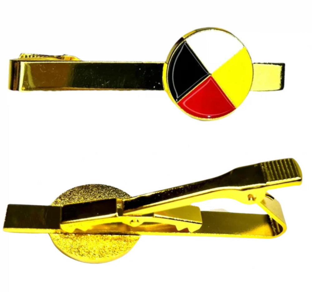 Medicine Wheel Tie Clip