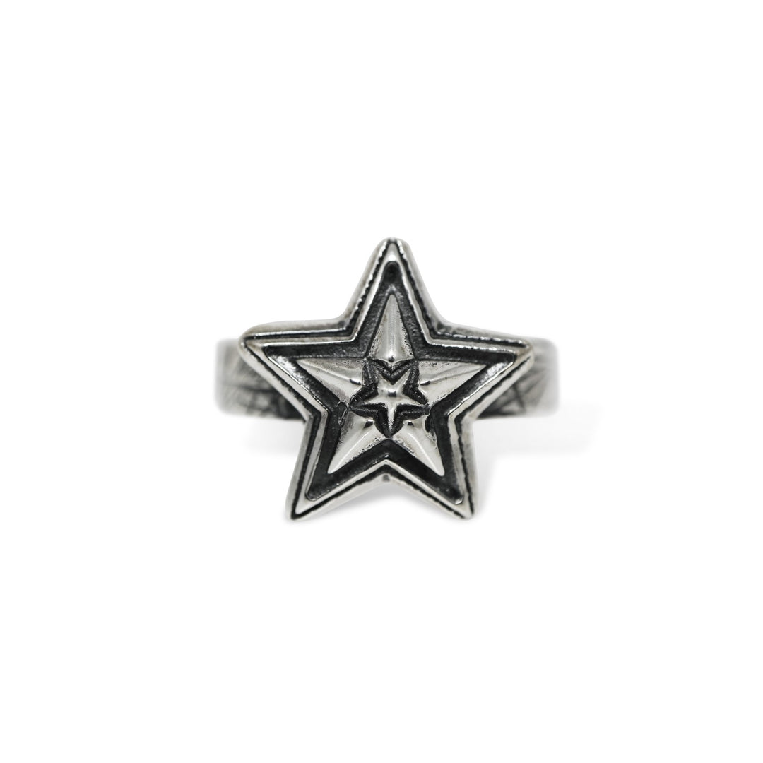 Cody Sanderson Tiny Star in Star with Cat Scratch Ring
