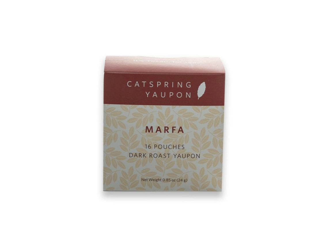 Catspring Yaupon Marfa - Dark Roast Yaupon Teabags