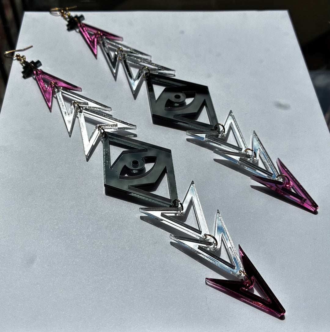 Eyes in the Arrowhead Earrings