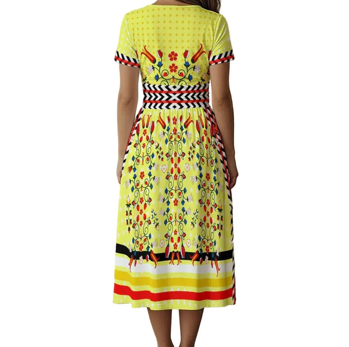 Modish Neechie Midi Dress