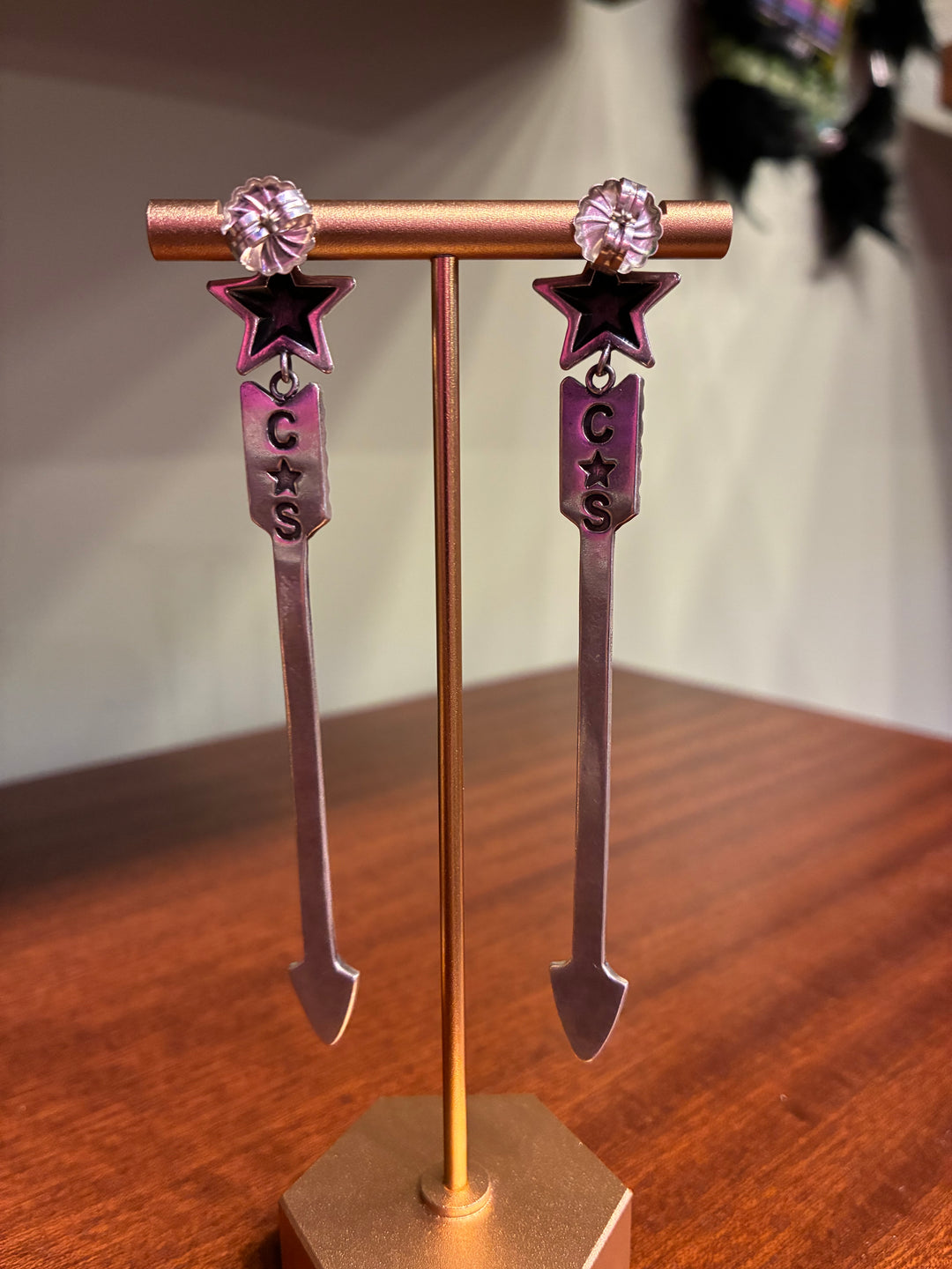 Bow and Star Earrings
