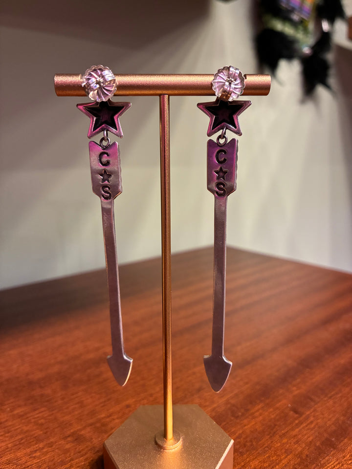 Bow and Star Earrings