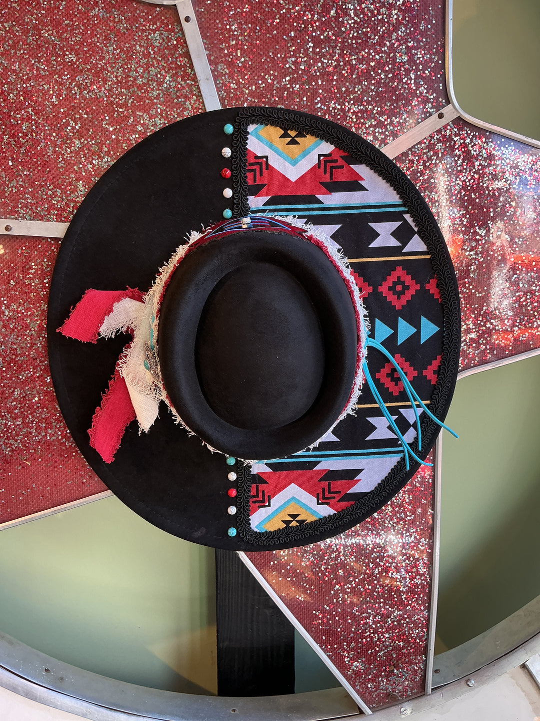 Southwestern Boho Wide rim Hat