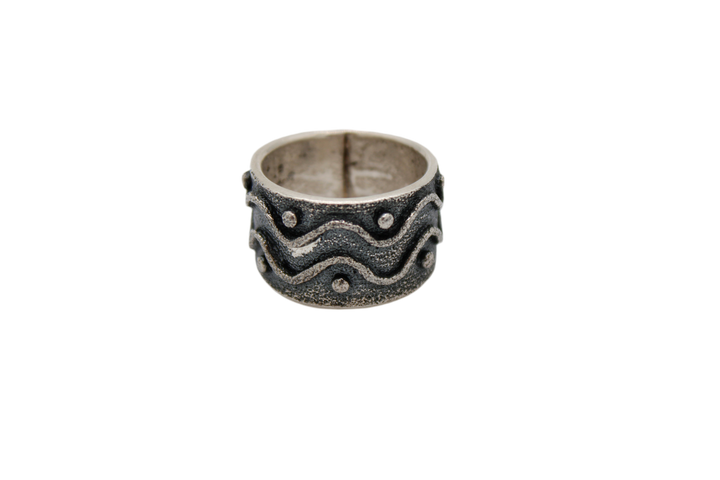 Denipah-LaRance Fine Art Water Wave Corn Seed Ring