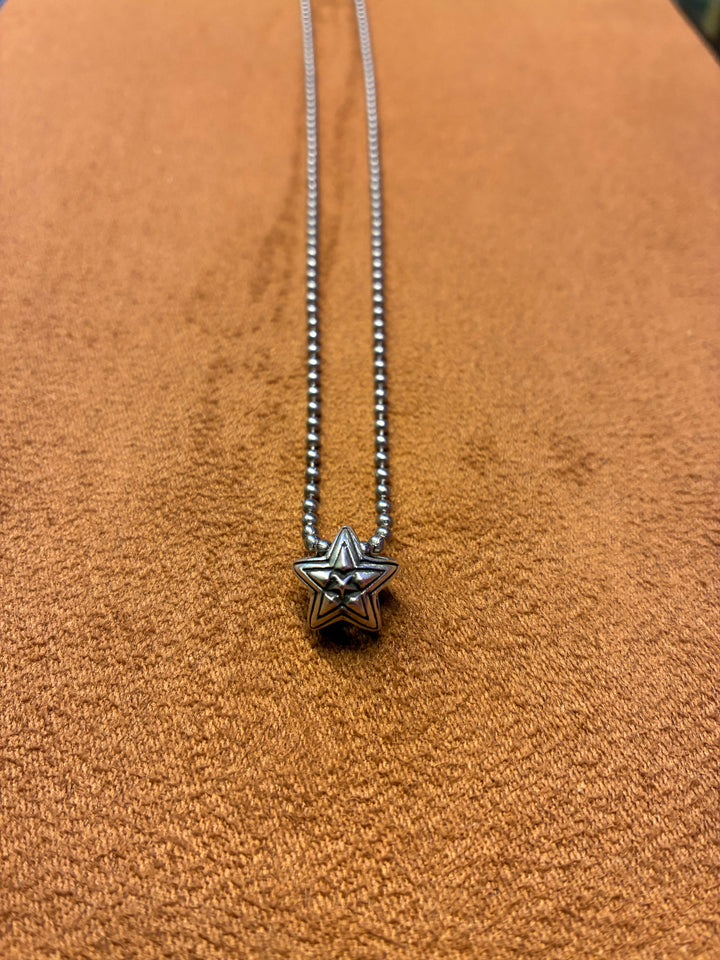 Star Ball Pin Necklace