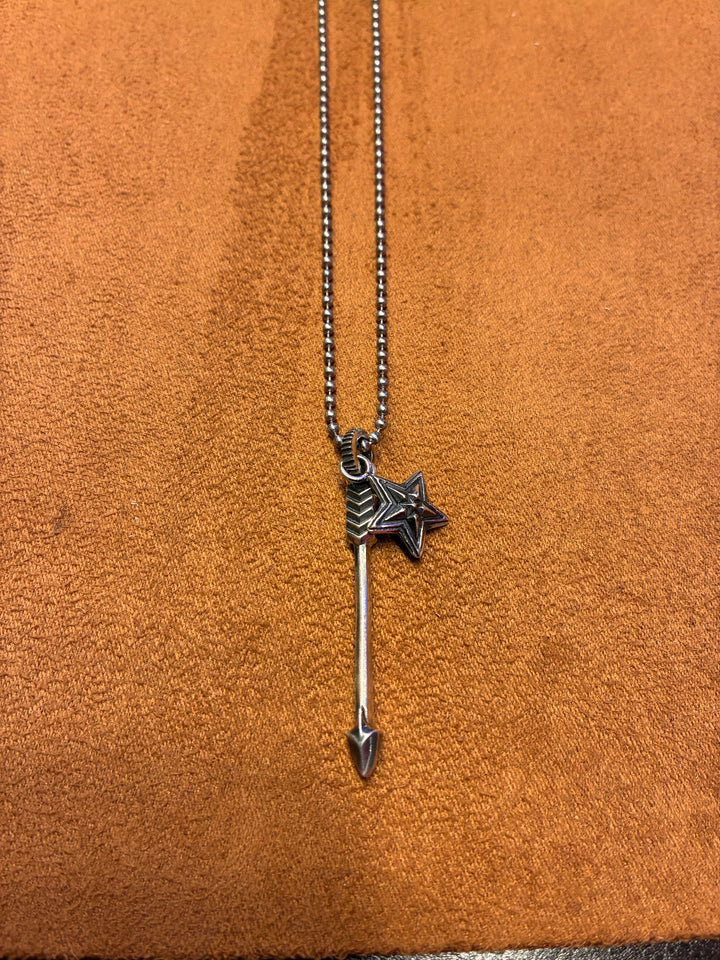 Bow and Star Necklace