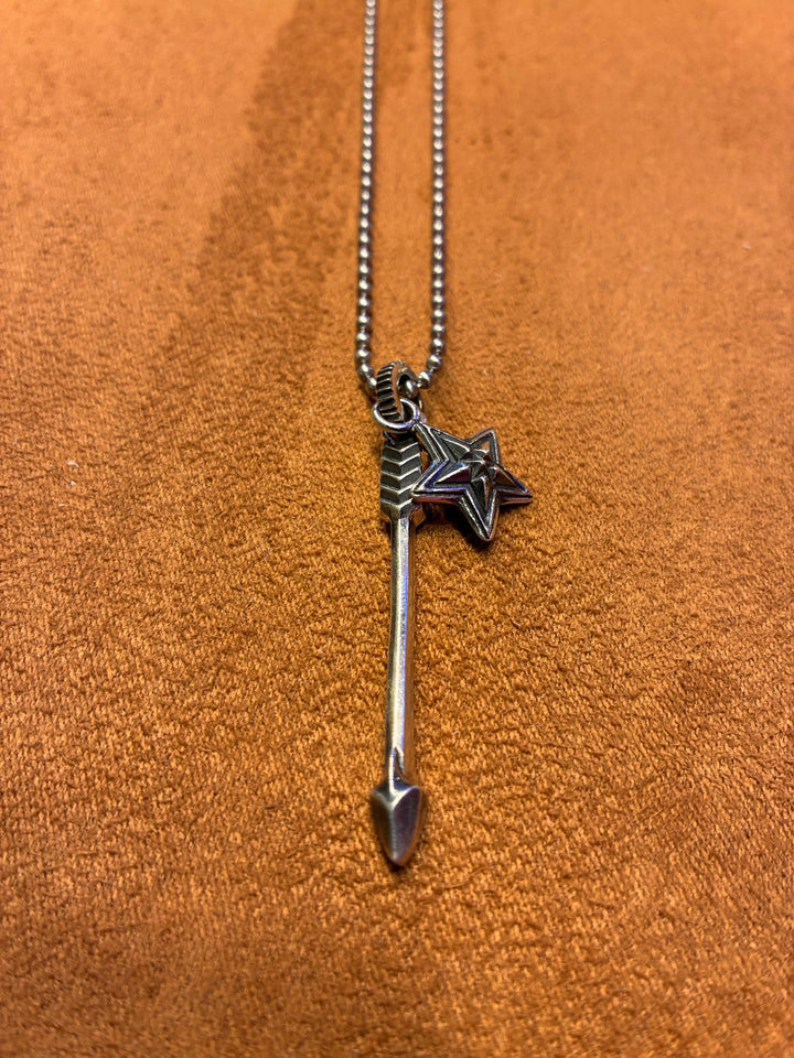 Bow and Star Necklace
