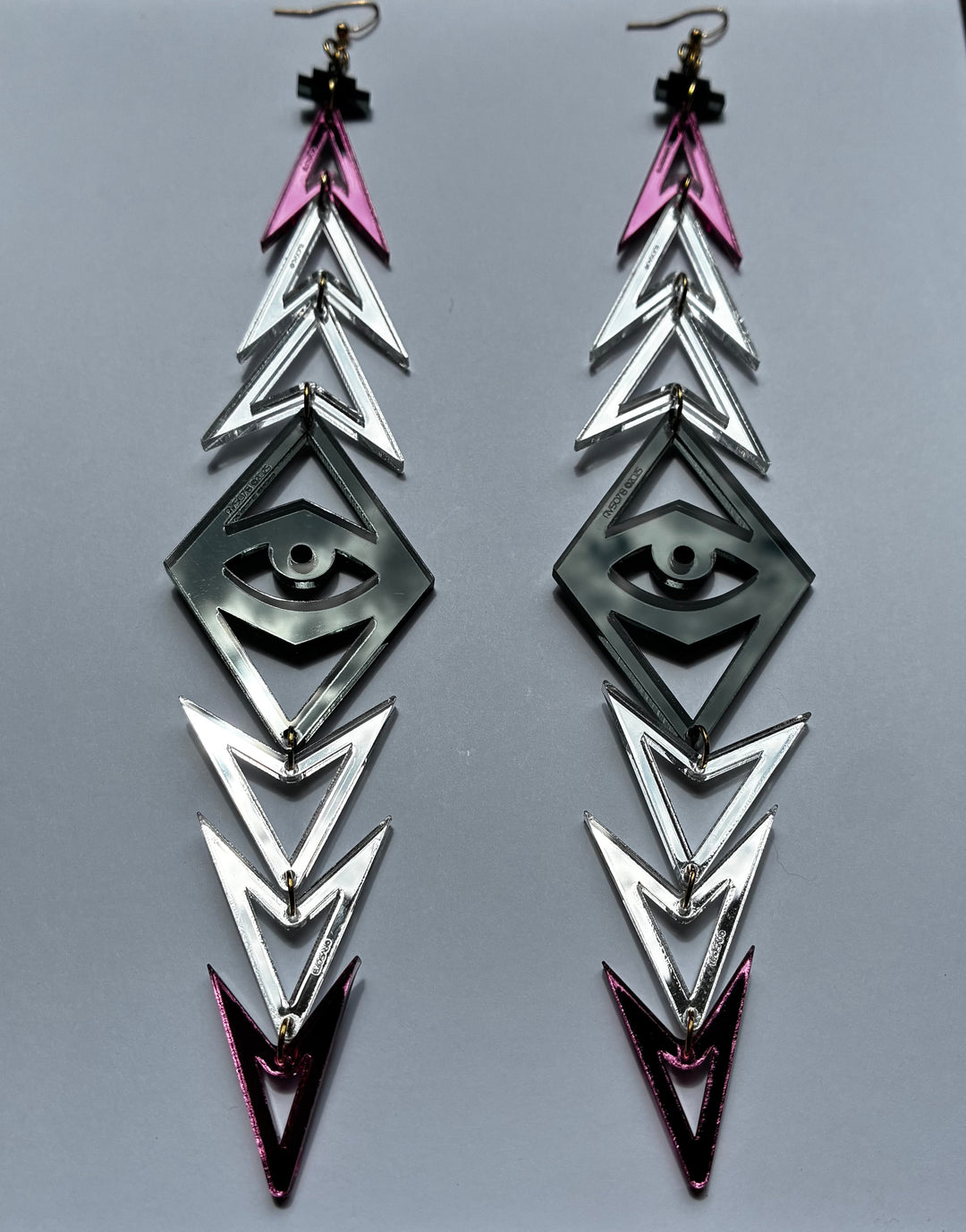 Eyes in the Arrowhead Earrings