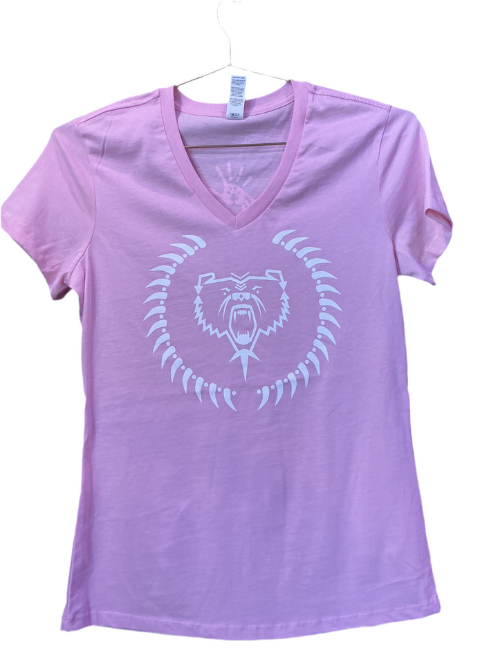 Buffalo Gear Woman’s “Power Of The Bear “ V-neck Tee