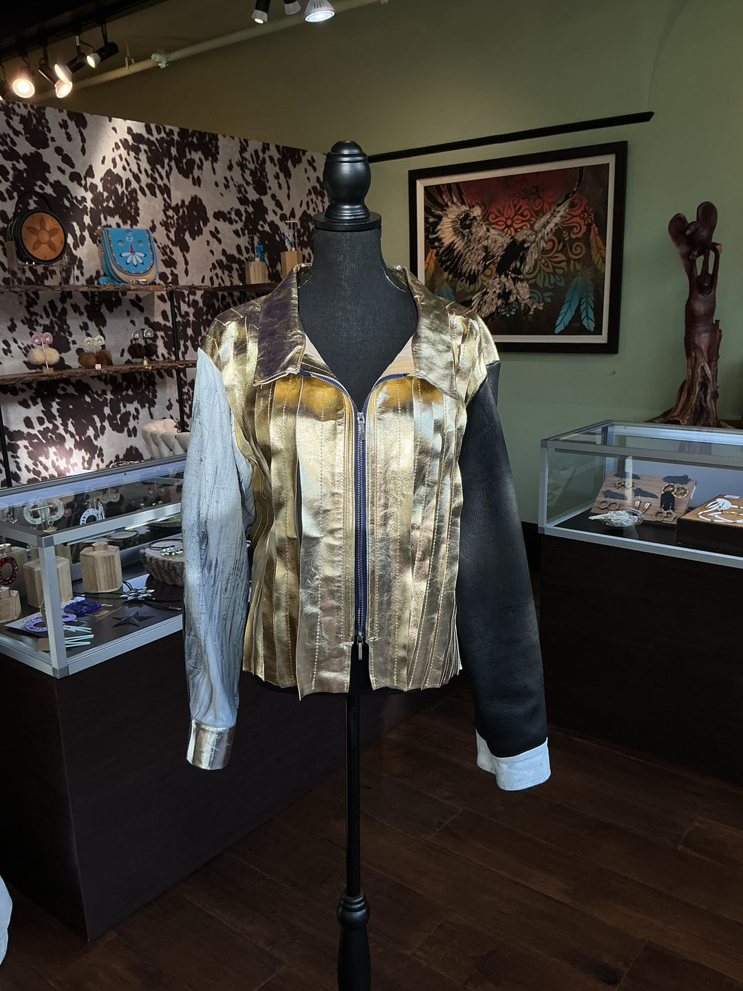 Hand Painted Leather Jacket