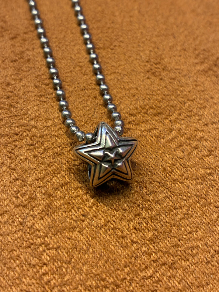 Star Ball Pin Necklace