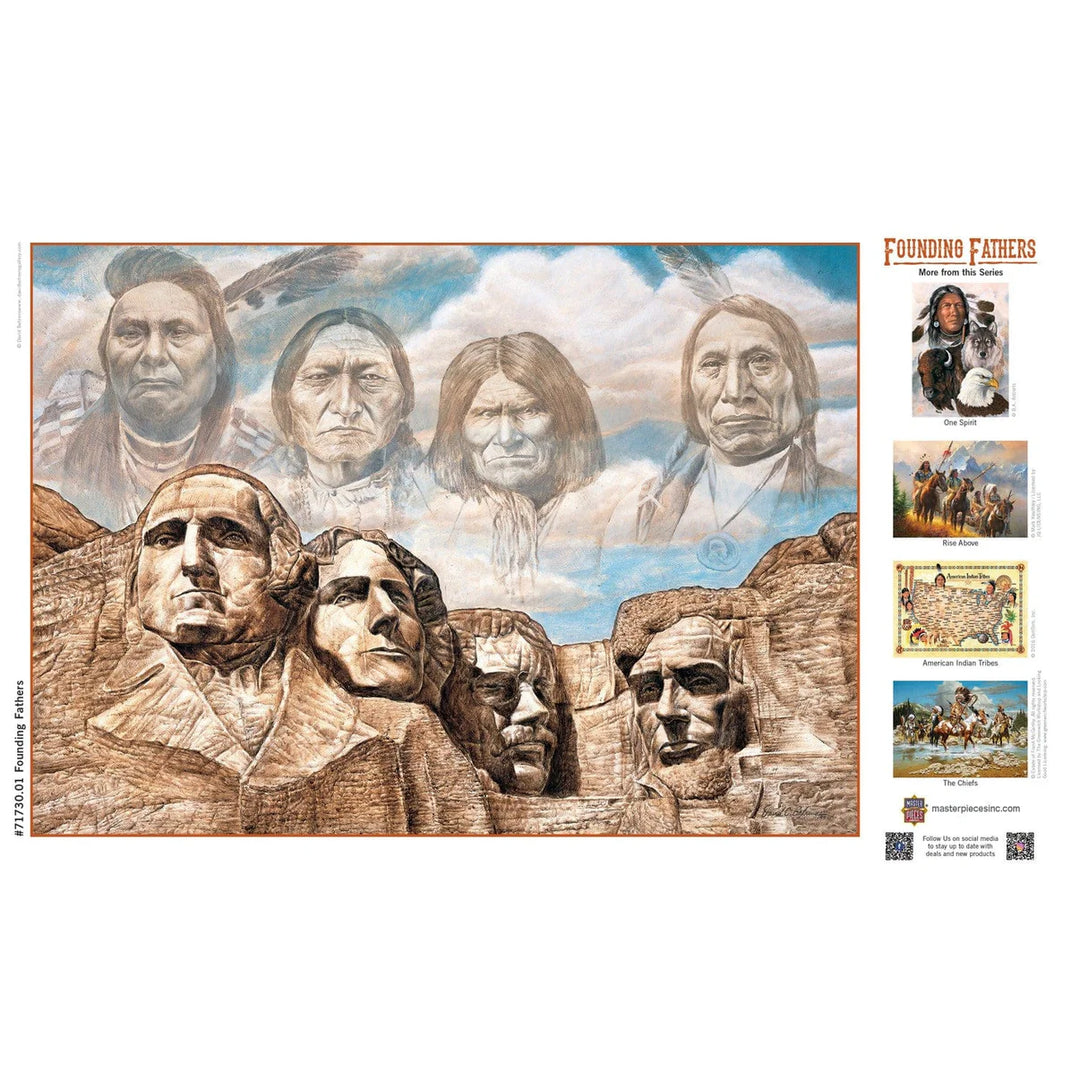 Native Founding Fathers 500 Piece Puzzle