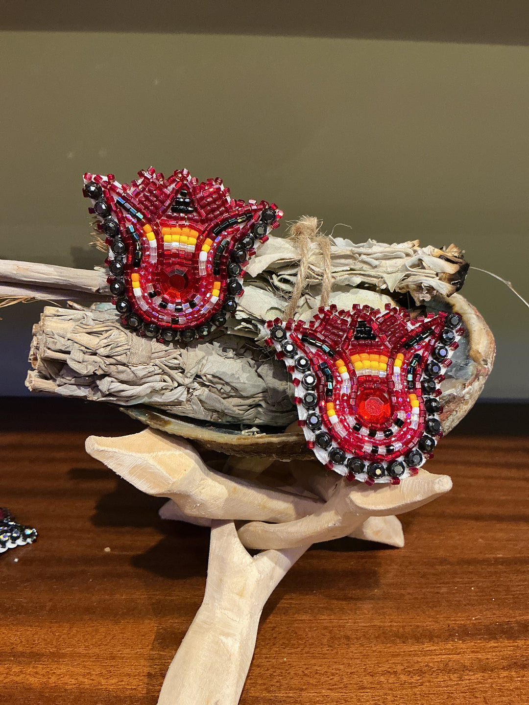 Gloria Begay Beaded Mosaic Flower