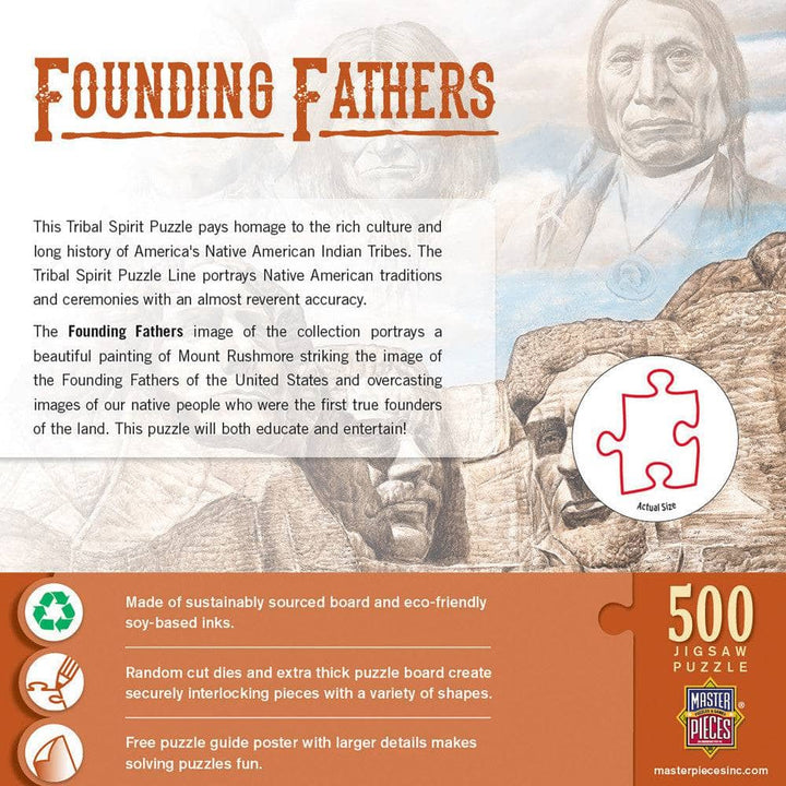 Native Founding Fathers 500 Piece Puzzle