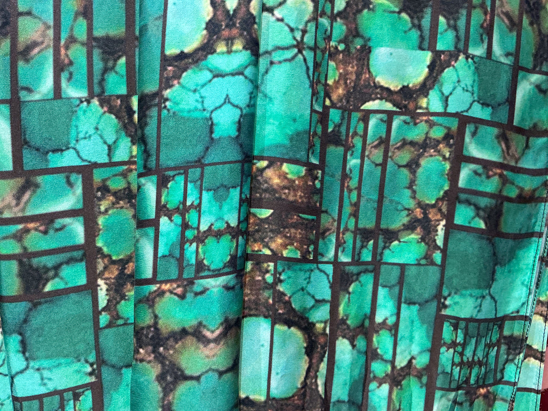 “Arizona Turquoise” Silk Wrap