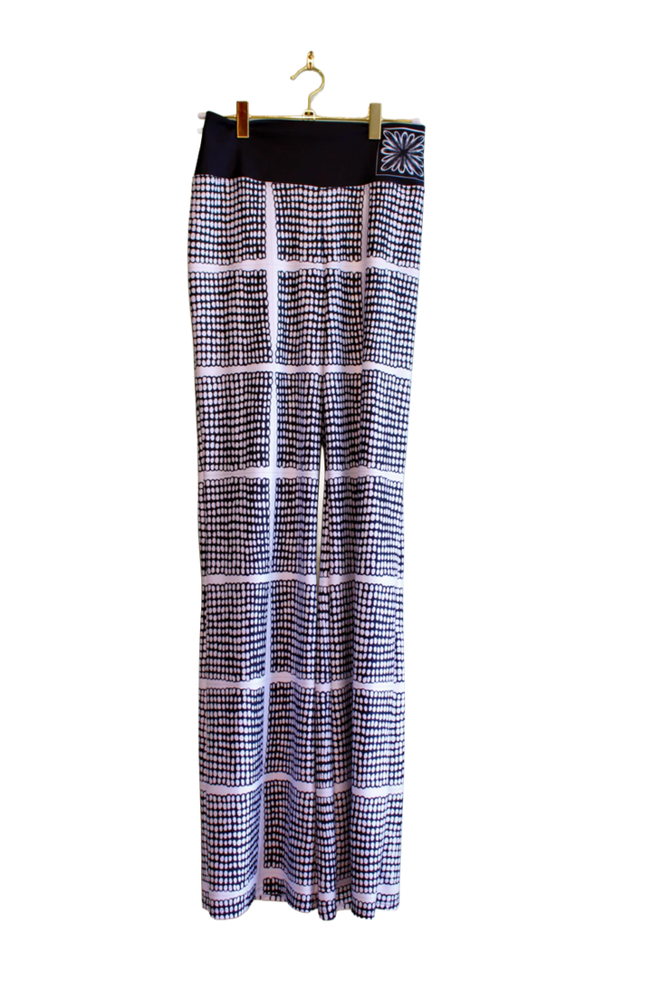 Patricia Michaels All-Over Print Flare Leggings