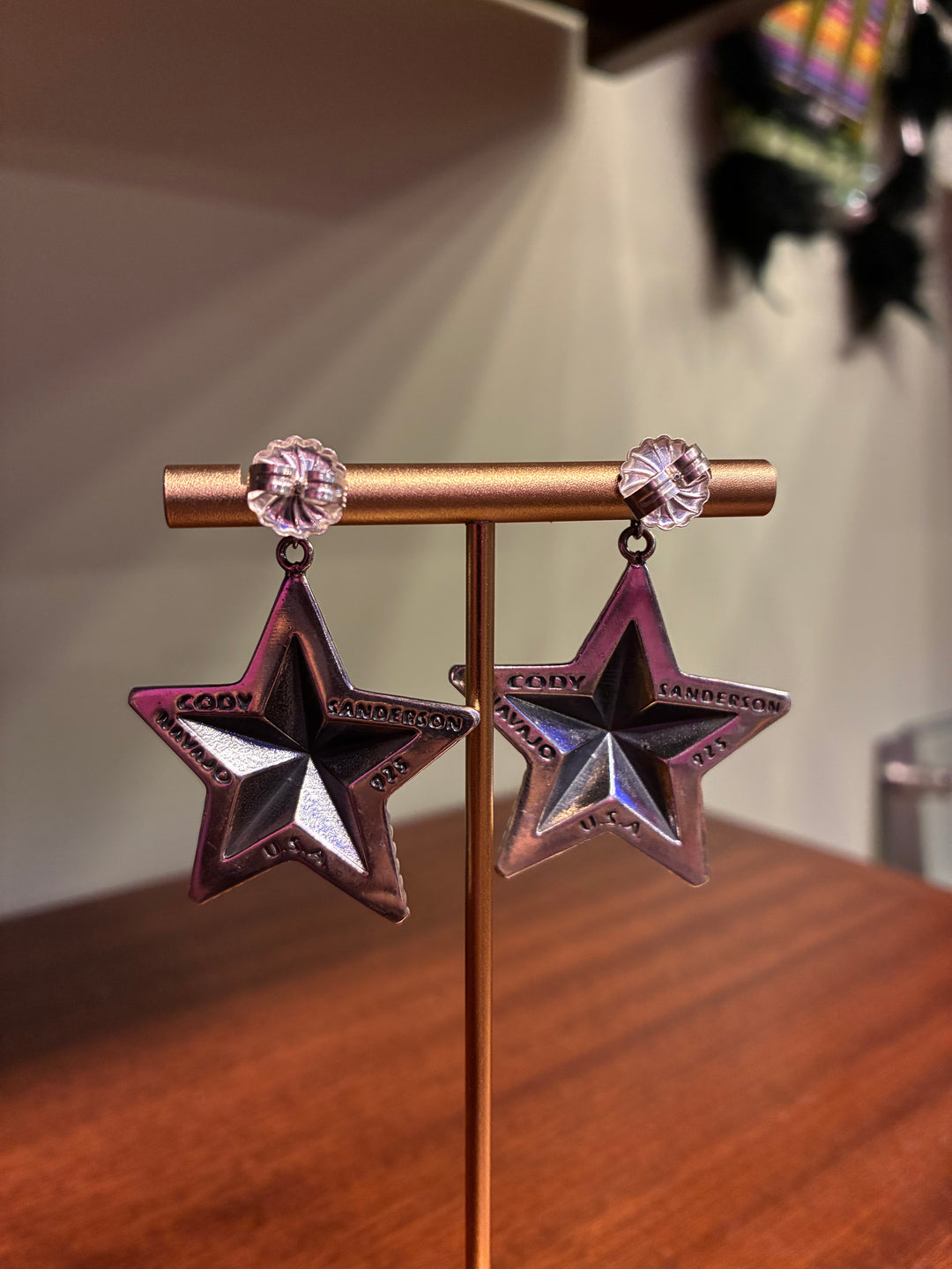 Large Star Earrings