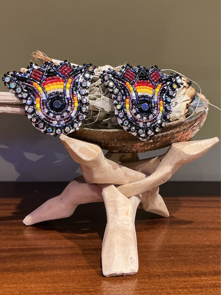 Gloria Begay Beaded Mosaic Flower