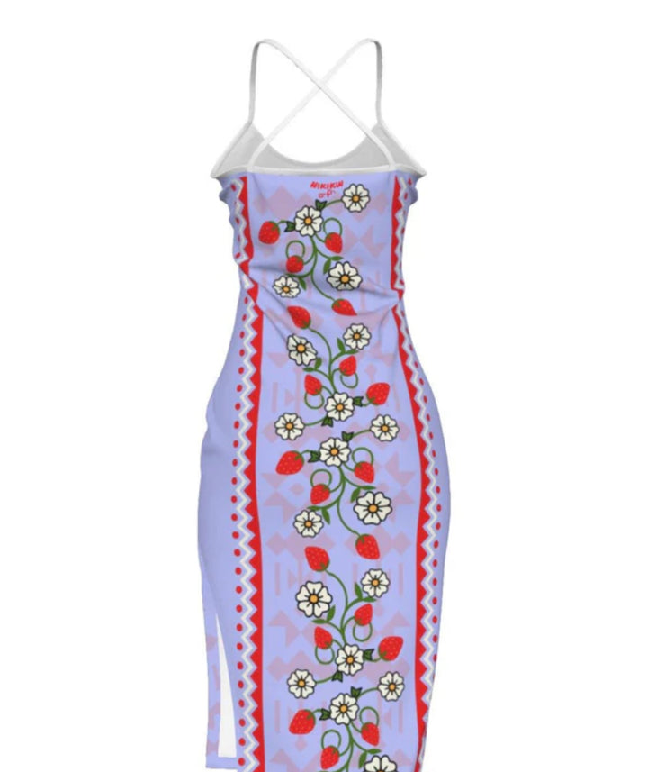 Floral Double~Layer Mesh Dress