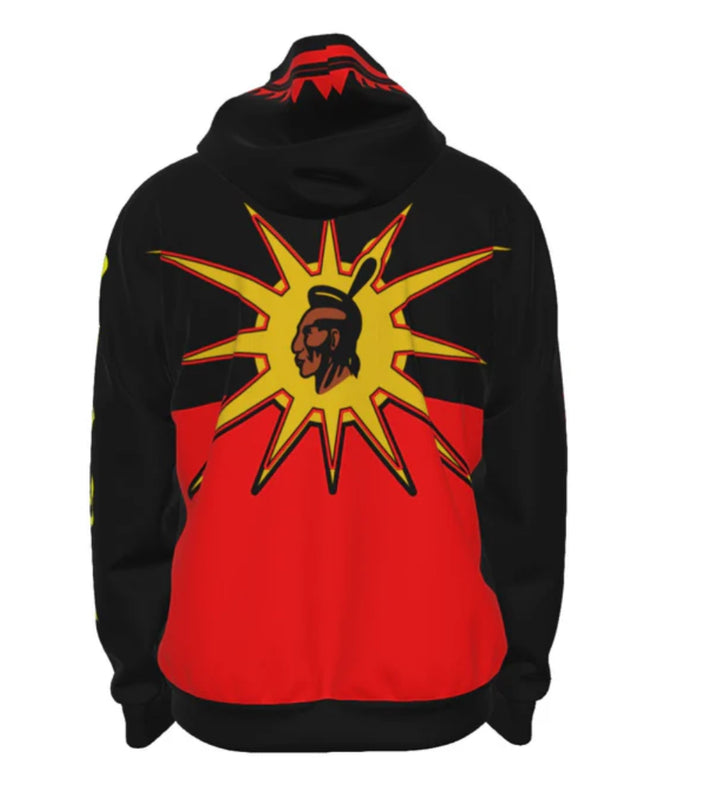 Warrior Land Back Zip-up Hoodie
