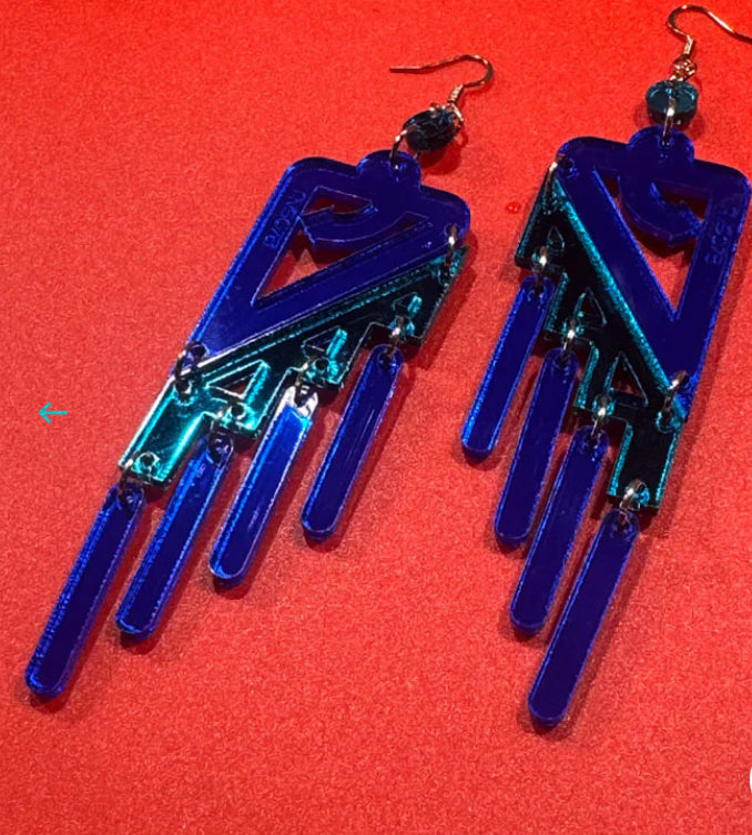 Black Rain Earrings