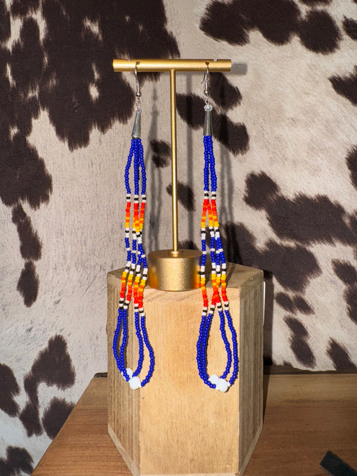 Beaded Rope Drop Earring
