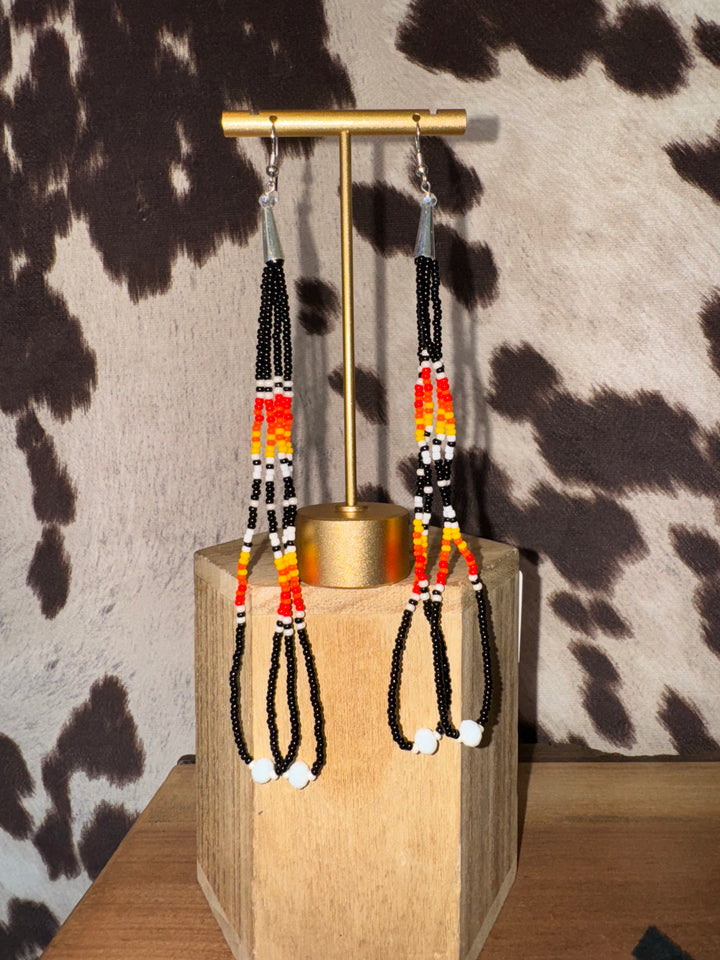 Beaded Rope Drop Earring