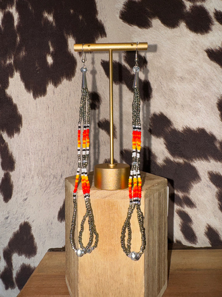 Beaded Rope Drop Earring