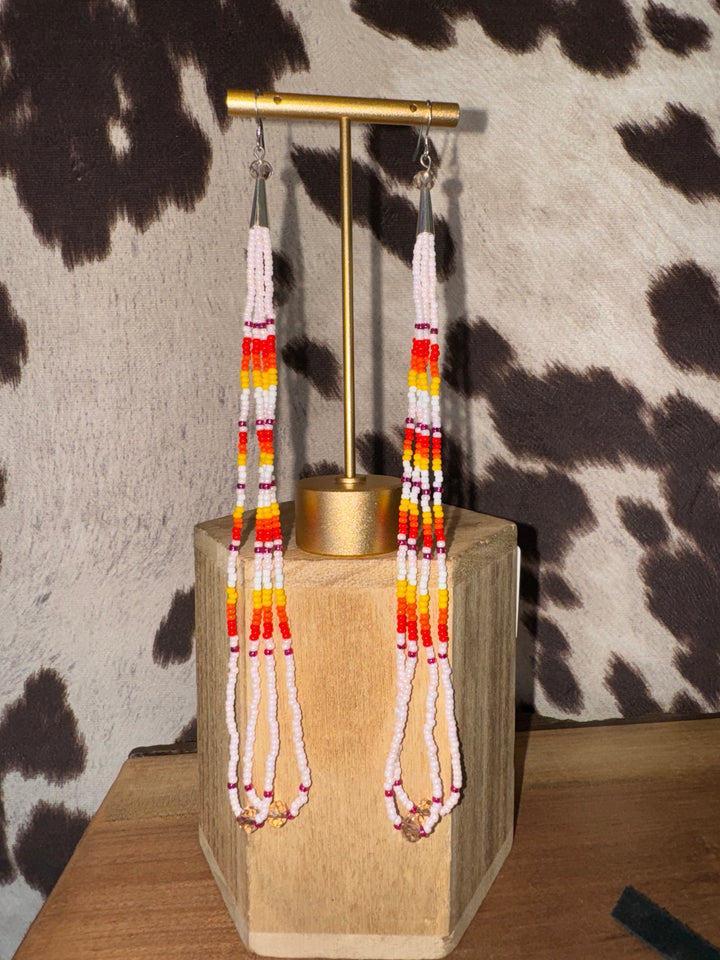 Beaded Rope Drop Earring