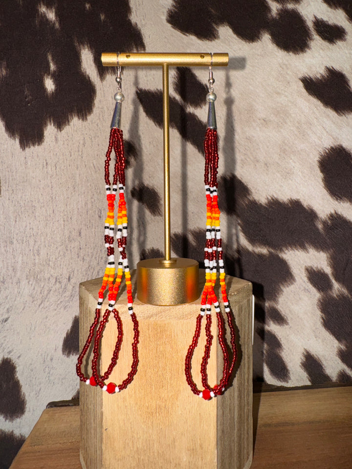 Beaded Rope Drop Earring
