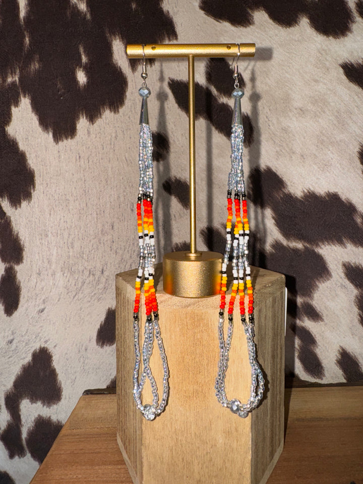 Beaded Rope Drop Earring