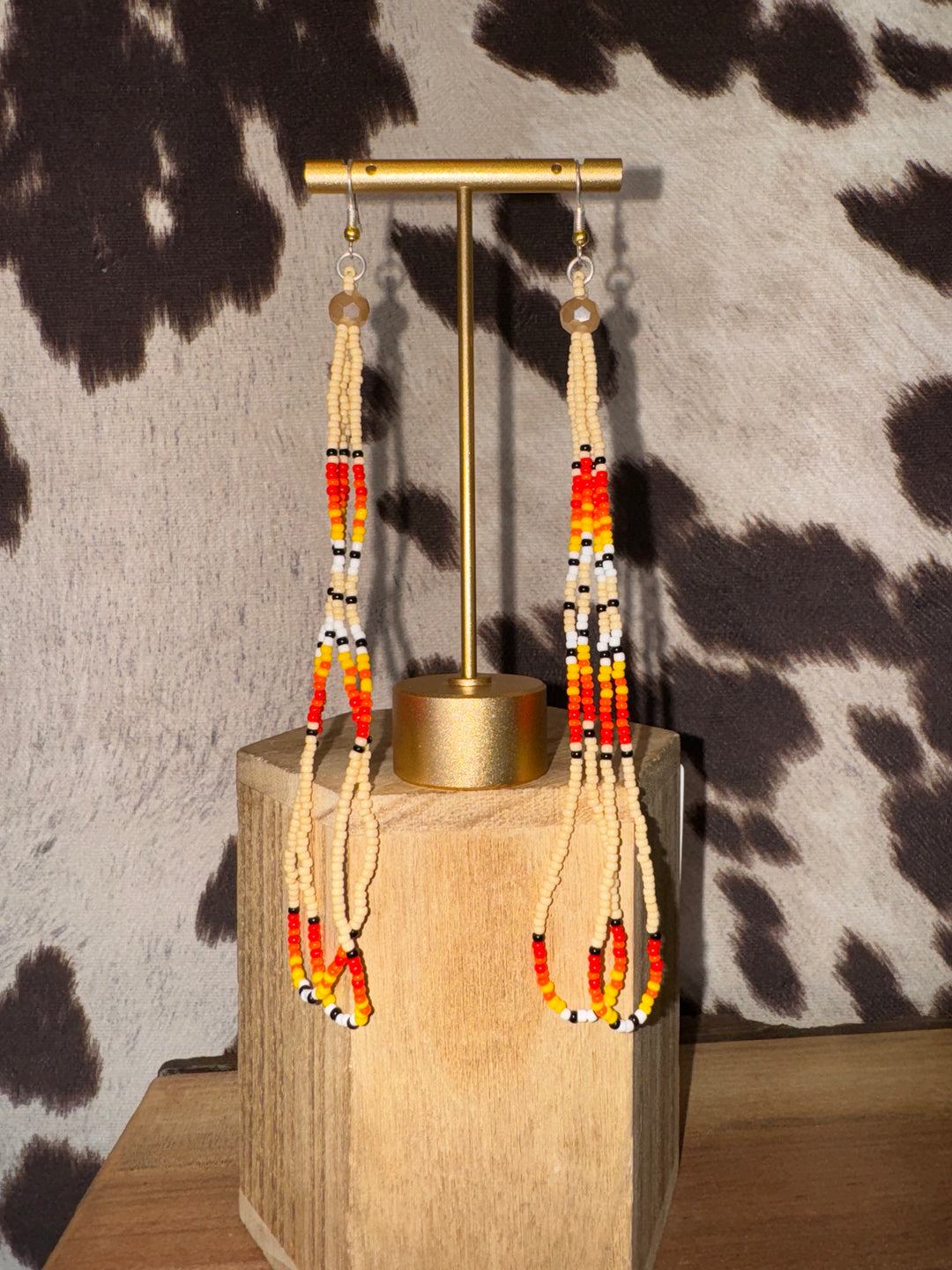 Beaded Rope Drop Earring