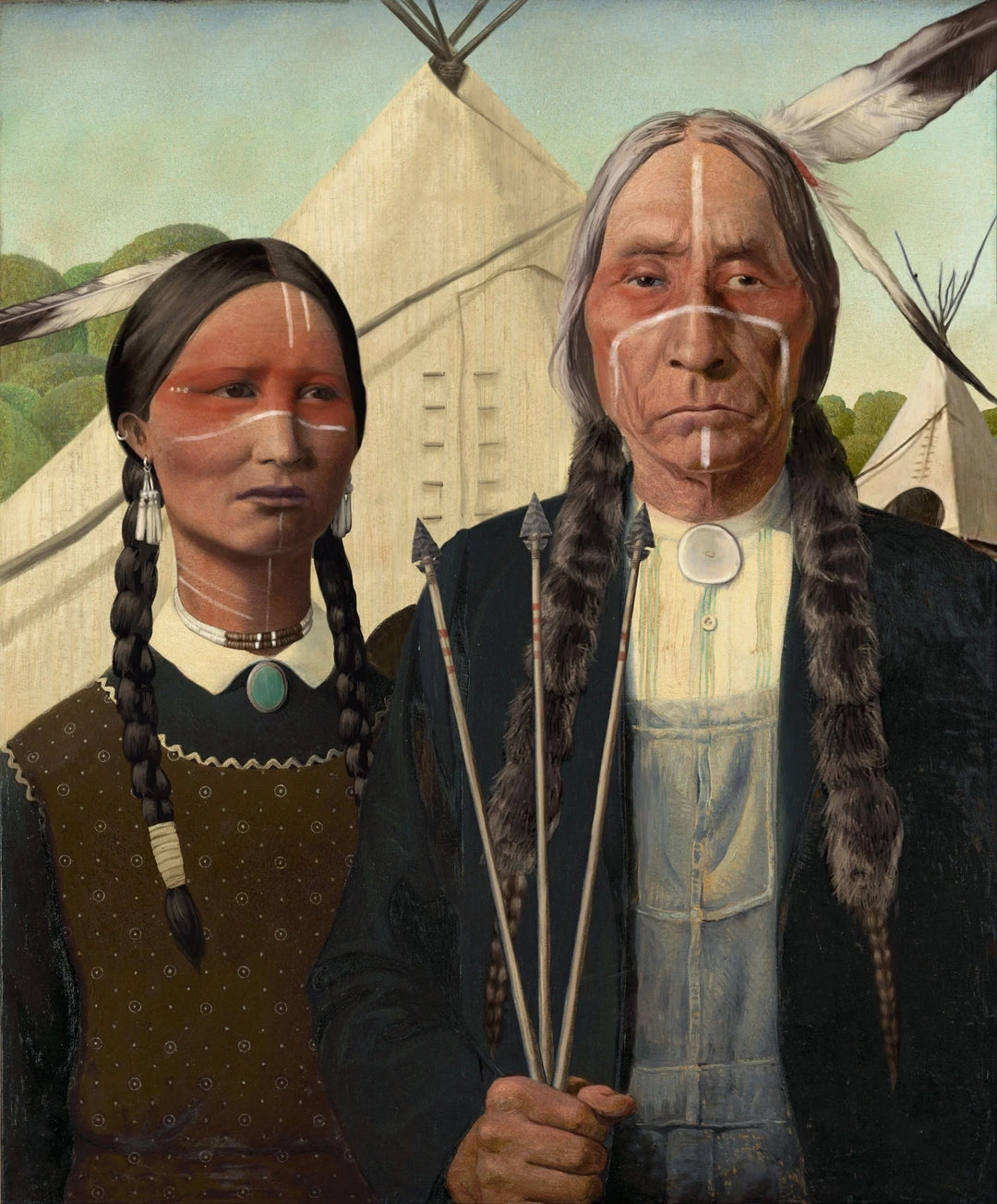 Native American Gothic- Thunder Voice Eagle