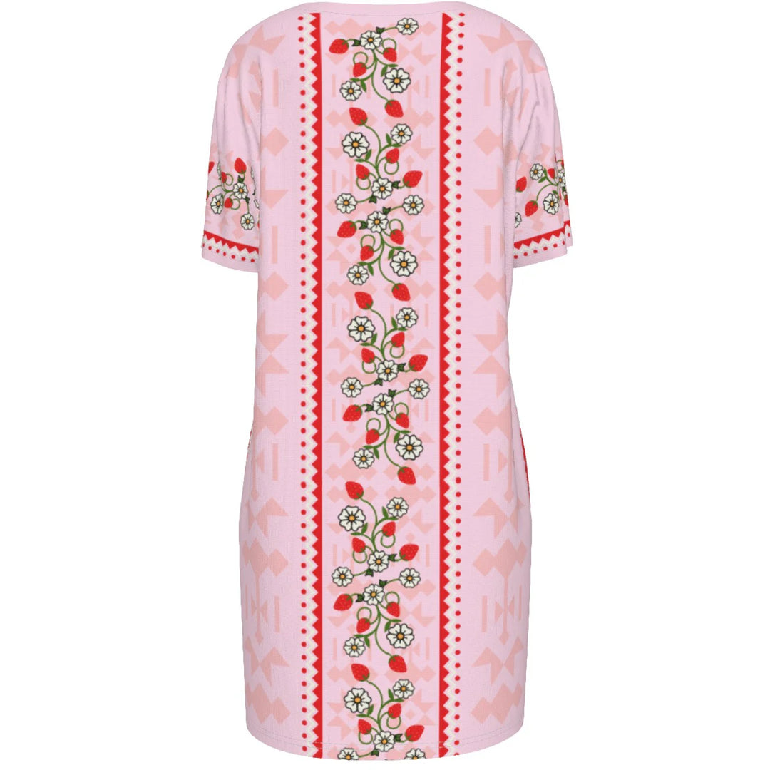 Strawberry HeartBerry Cotton Dress