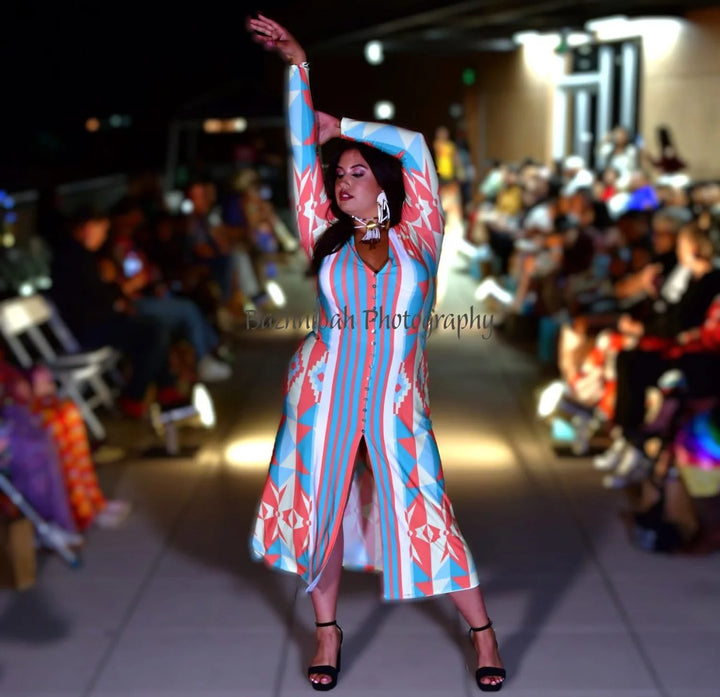 Long Sleeve Button Down Dress