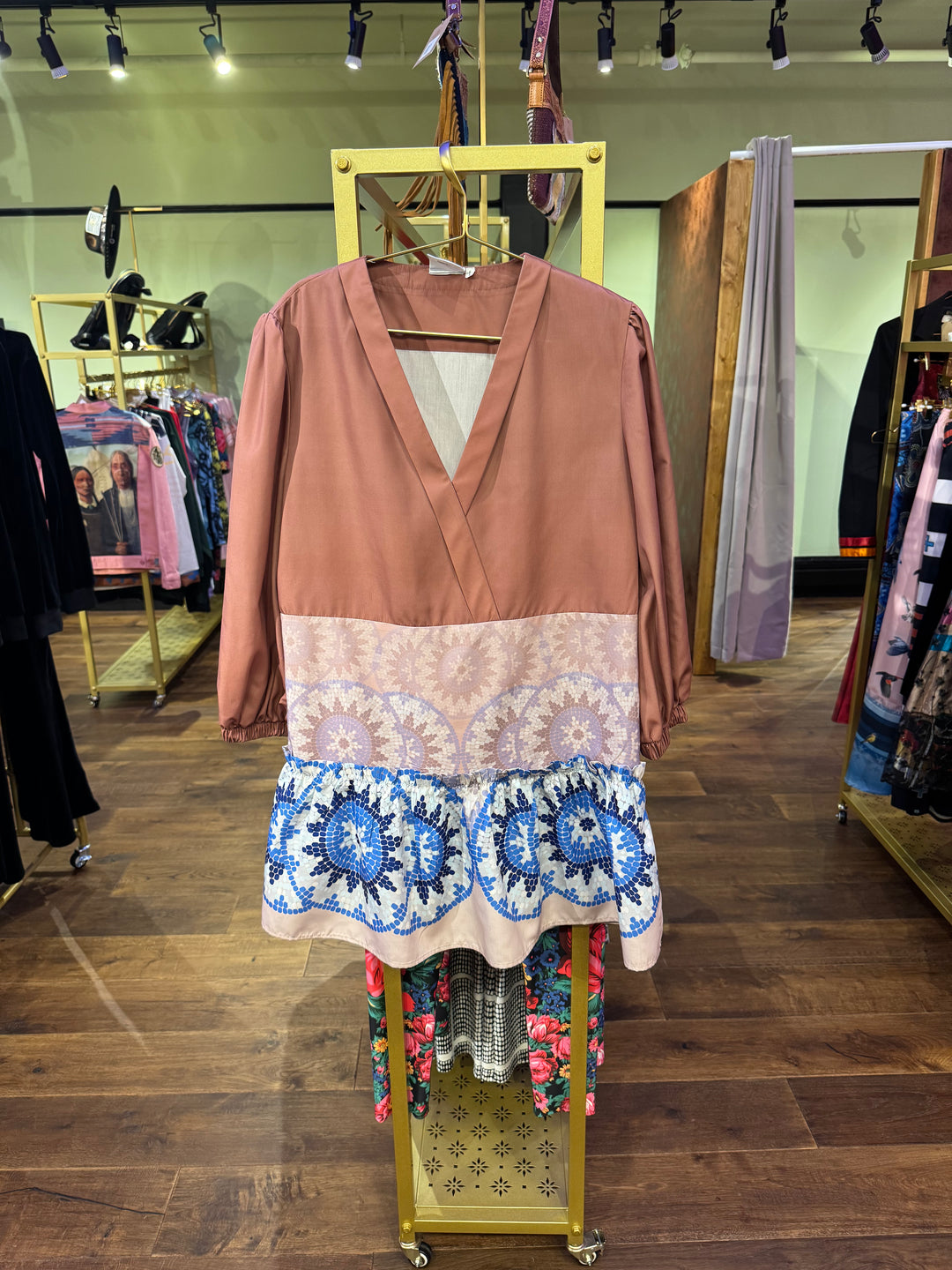 K. Lookinghorse Winter Babydoll Dress