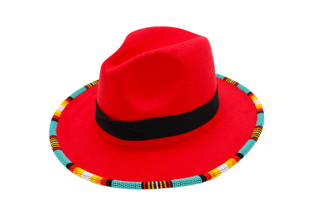 Beaded Brim Hat