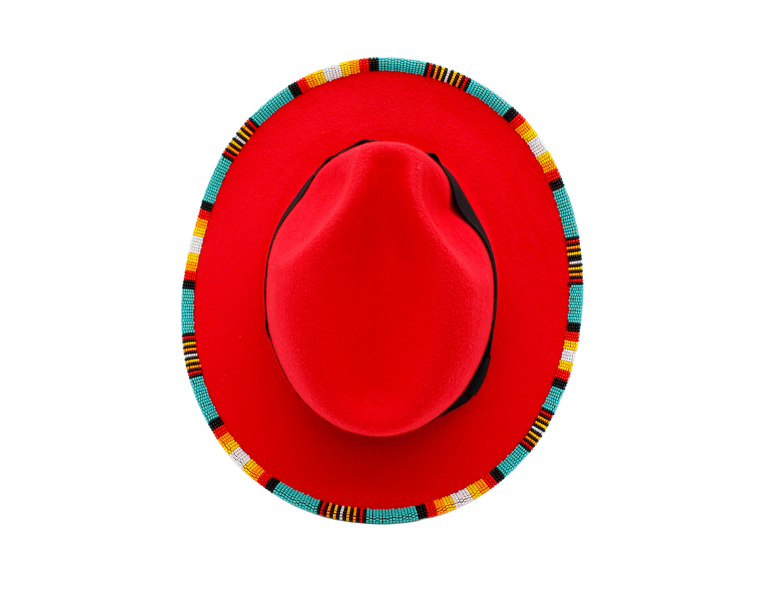 Beaded Brim Hat