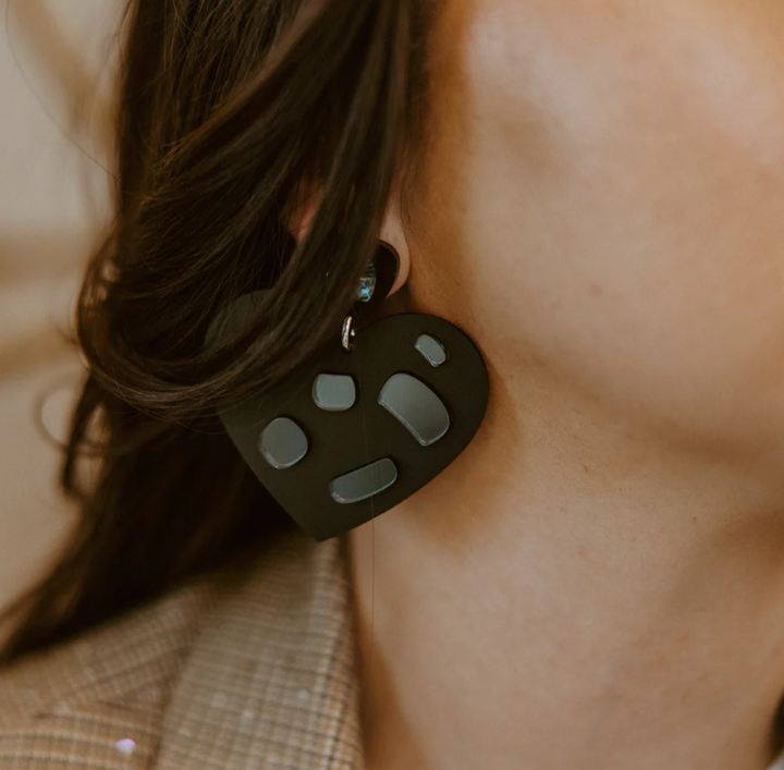 Copper Canoe Woman Generational Love Earring
