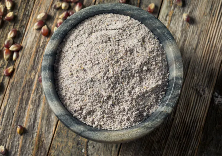 Ramona Farms S-IBHAIMAGI HUUN HAAK CHU'I - Fine Grind Stone Milled Whole Grist Parched Blue Cornmeal