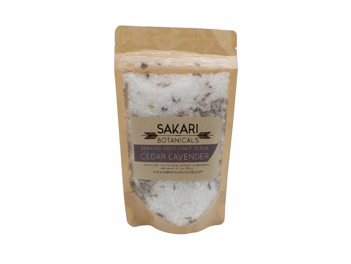 Sakari Botanicals Woods Rose Soaking Salts