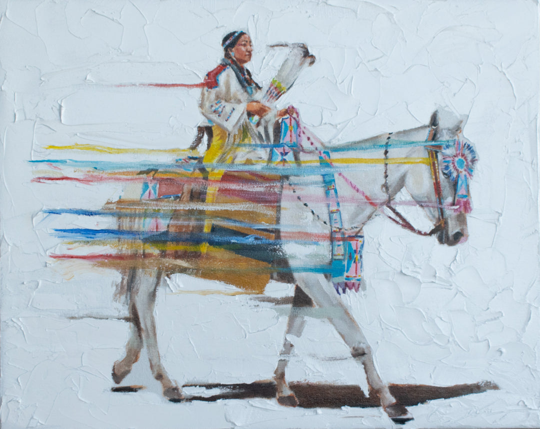 Del Curfman "Sisters Way" Oil on Canvas