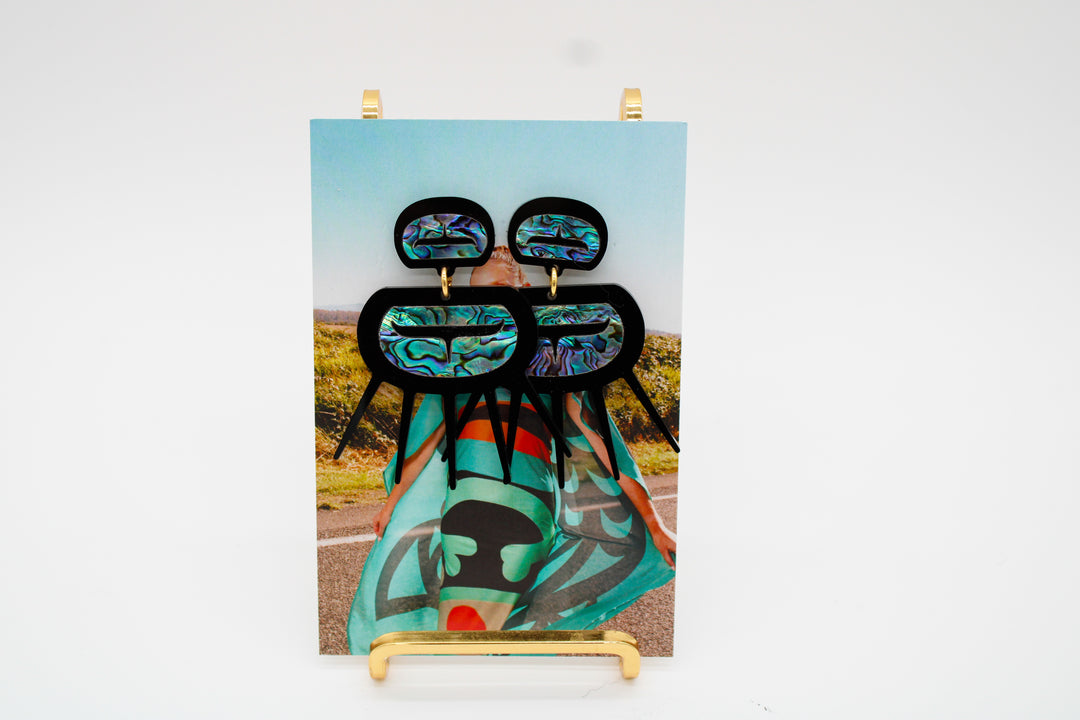 Copper Canoe Woman Earrings - Urchin