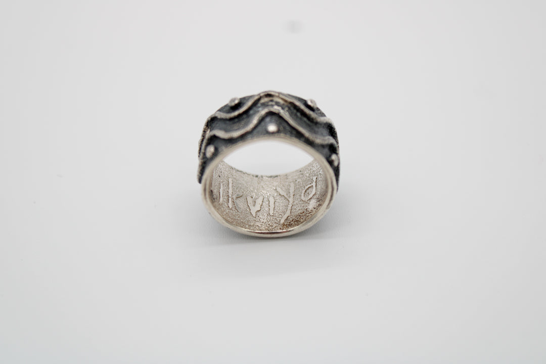 Denipah-LaRance Fine Art Water Wave Corn Seed Ring