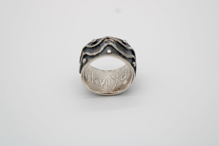 Denipah-LaRance Fine Art Water Wave Corn Seed Ring