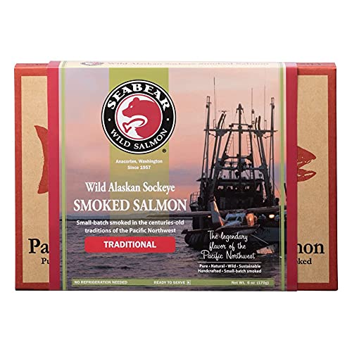SeaBear Smokehouse Wild Alaskan Smoked Sockeye Salmon