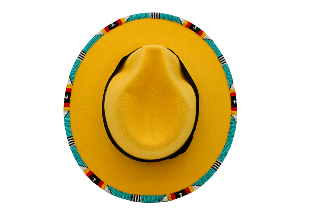 Beaded Brim Hat